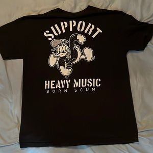 Born Scum XL black t shirt